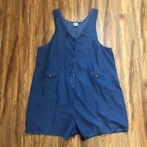 Blue Sleeveless Jumpsuit